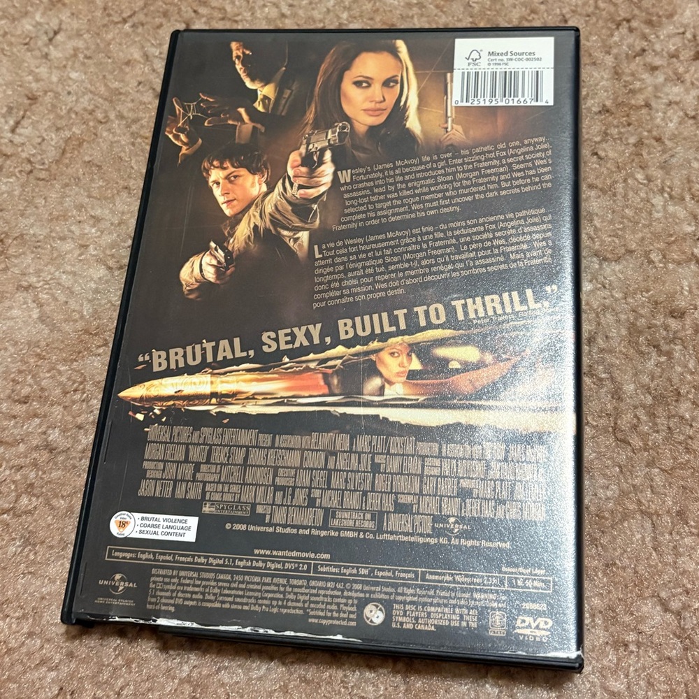 Wanted DVD - Picture 2 of 4